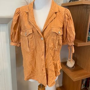 Free people Cargo shirt medium